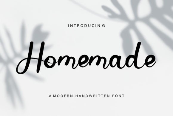 Homemade Font