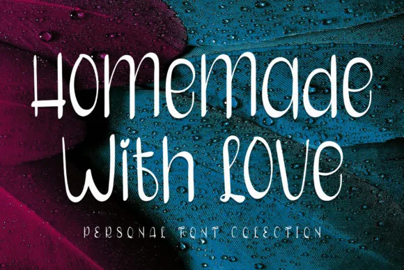 Homemade with Love Font Homemade with Love Font Poster 1