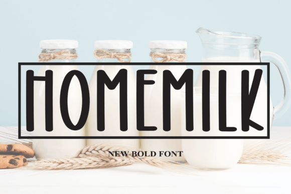 Homemilk Font