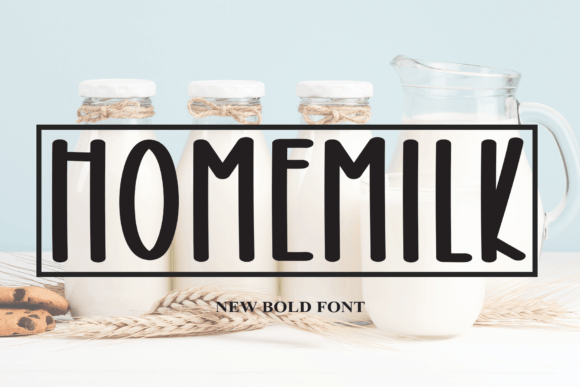 Homemilk Font Poster 1