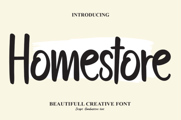 Homestore Font