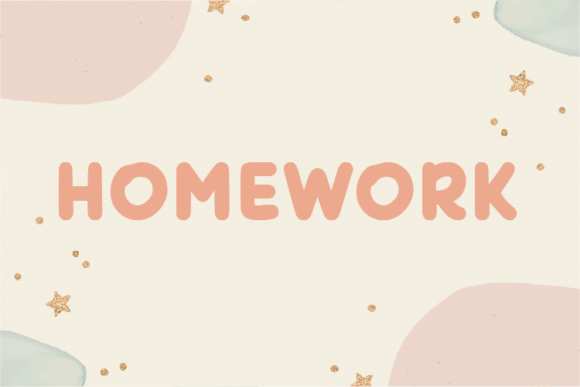 Homework Font