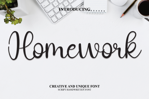 Homework Font