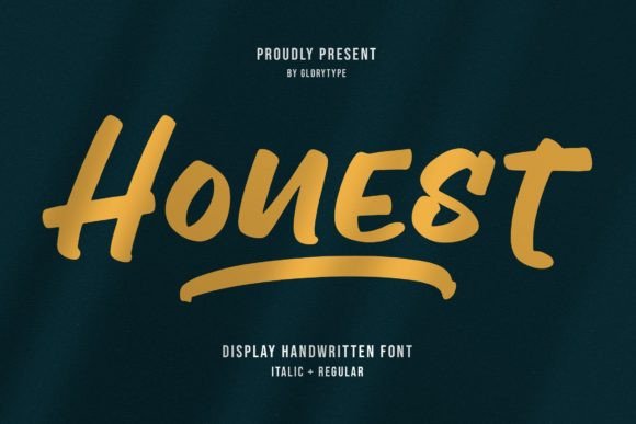 Honest Font Poster 1