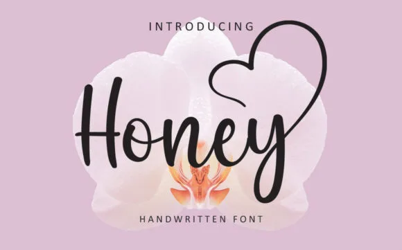 Honey Font Honey Font Poster 1