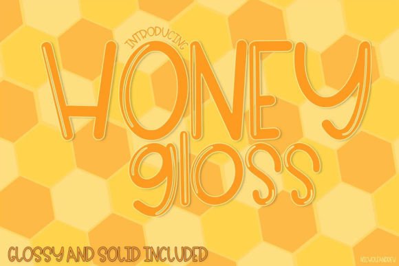 Honey Gloss Font Poster 1