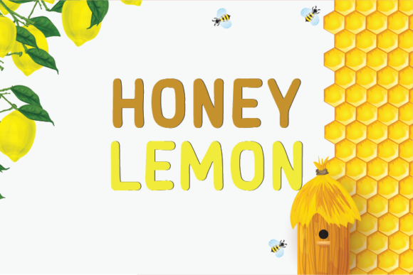 Honey Lemon Font Poster 1