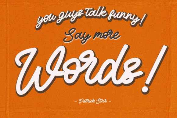 Honey Rain Font Poster 7