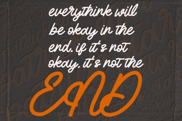 Honey Rain Font Poster 8