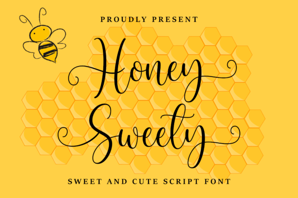 Honey Sweety Font Poster 1