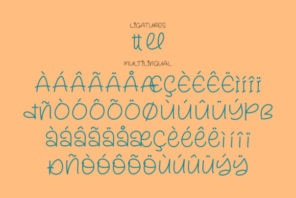 Honey Sweety Font Poster 14