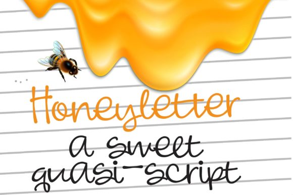 Honeyletter Font Poster 1