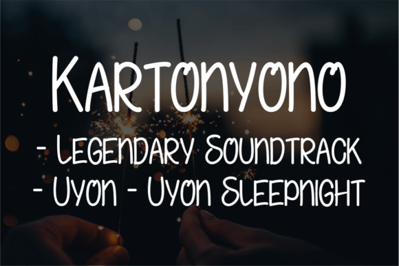 Honeymoon Font Font Poster 2
