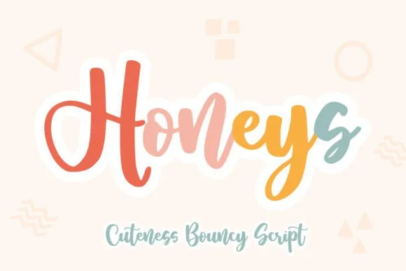 Honeys Font Honeys Font Poster 1