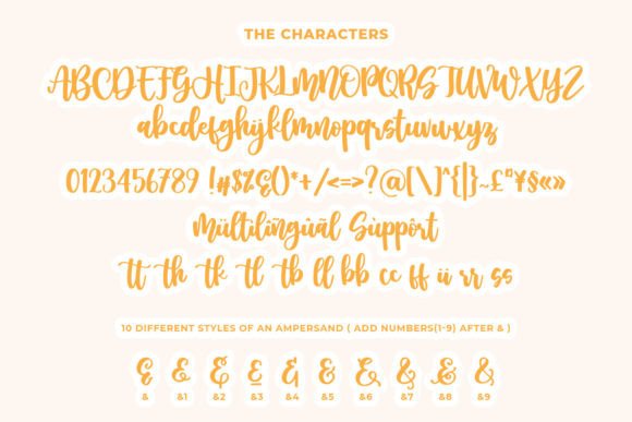 Honeys Font Poster 7
