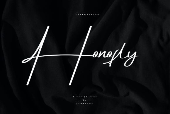 Honofly Font Poster 1