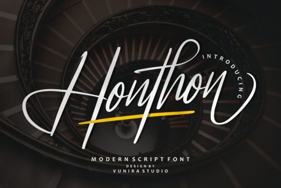 Honthon Font Poster 1