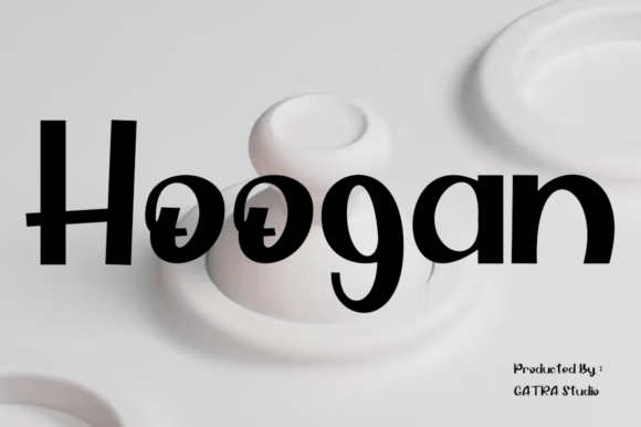 Hoogan Font Poster 1