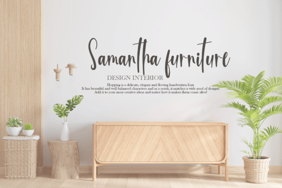 Hopping Font Poster 4