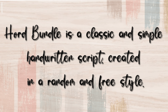 Hord Bundle Font Poster 4