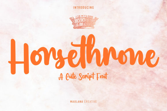 Horsethrone Font Poster 1