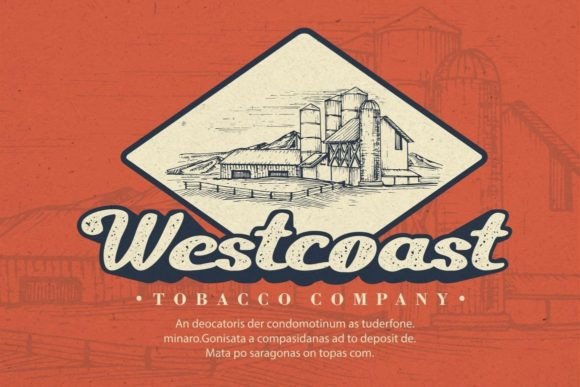Hostel Vintage Font Poster 2