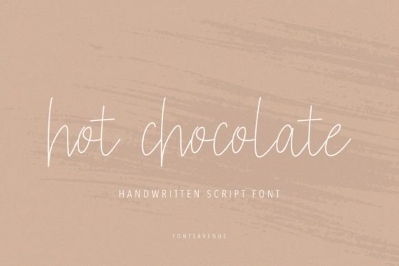 Hot Chocolate Font Poster 1