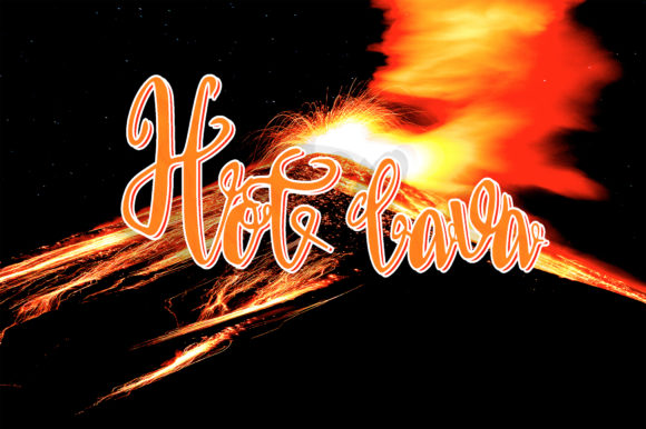 Hot Lava Font