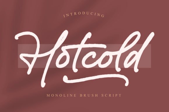 Hotcold Font Poster 1