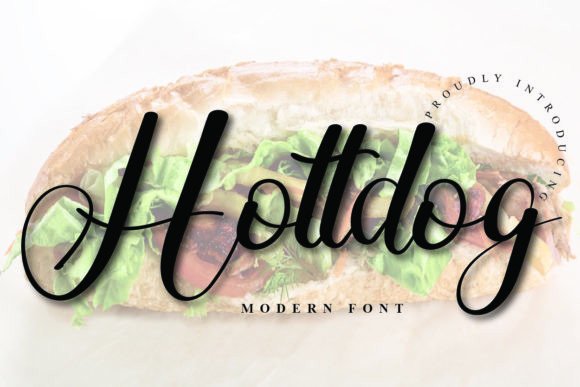 Hottdog Font Poster 1