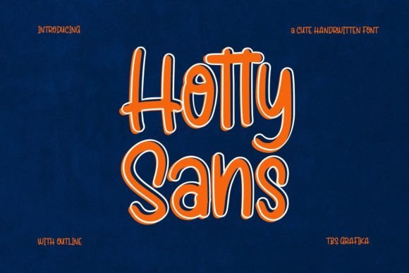 Hotty Sans Font Poster 1