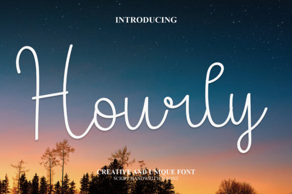 Hourly Font