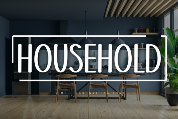 Household Font Poster 1