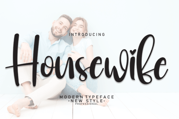 Housewife Font Poster 1