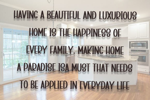 Housing Font Poster 3