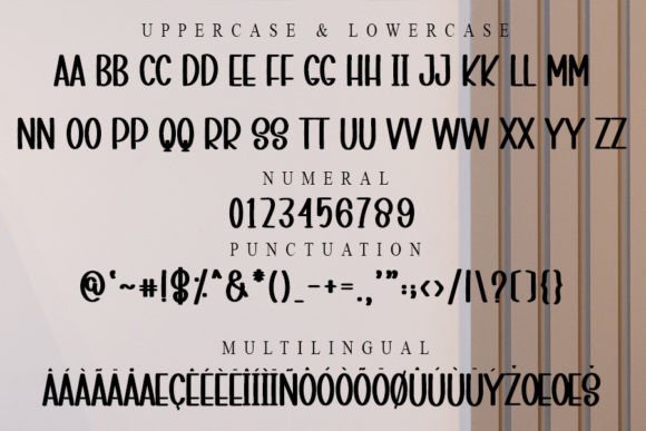 Housing Font Poster 5