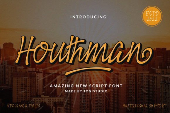 Houthman Font Poster 1