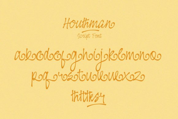 Houthman Font Poster 2