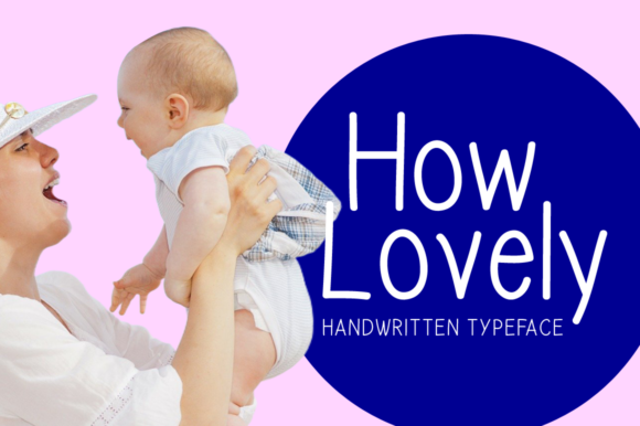 How Lovely Font Poster 1