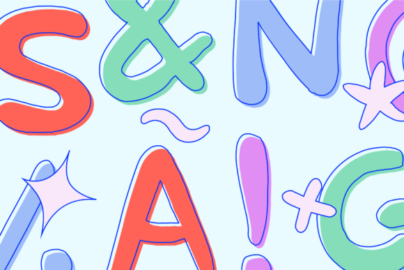 HU Sangsang Font Poster 4