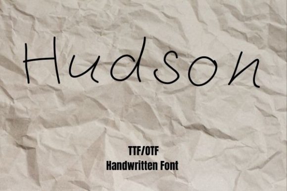 Hudson Font Poster 1