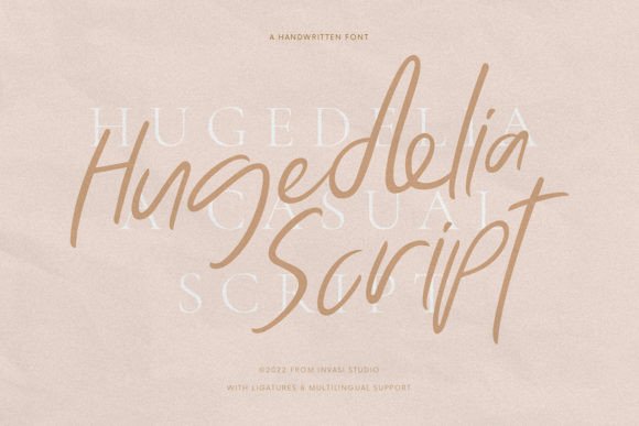 Hugedelia Font Poster 1