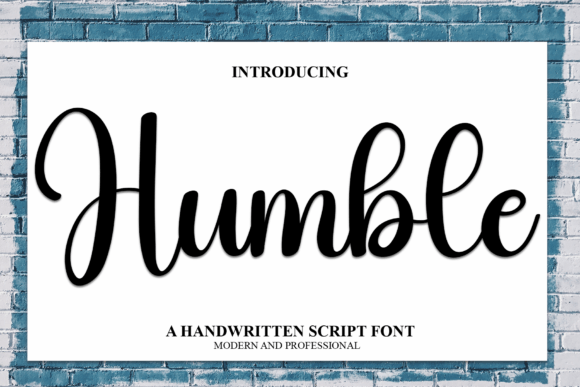 Humble Font Poster 1