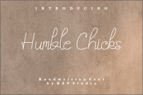 Humble Chicks Font Poster 1