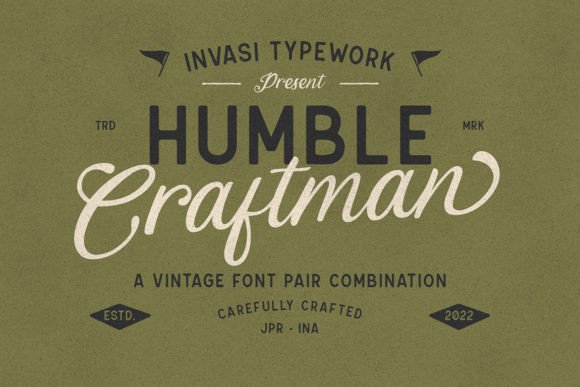 Humble Craftman Font Poster 1