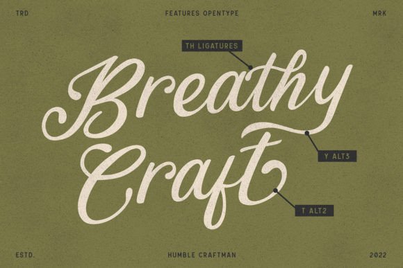Humble Craftman Font Poster 11