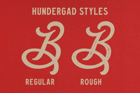 Hundergad Font Poster 3