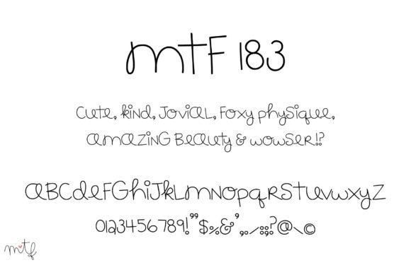 Hundred Eighty-three Font