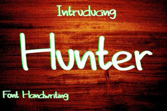 Hunter Font Poster 4