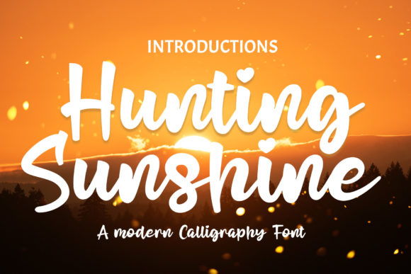 Hunting Sunshine Font Poster 1